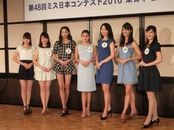 2015年日本ミスコンの候補者７名